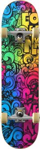 Decked Colorful words skateboard