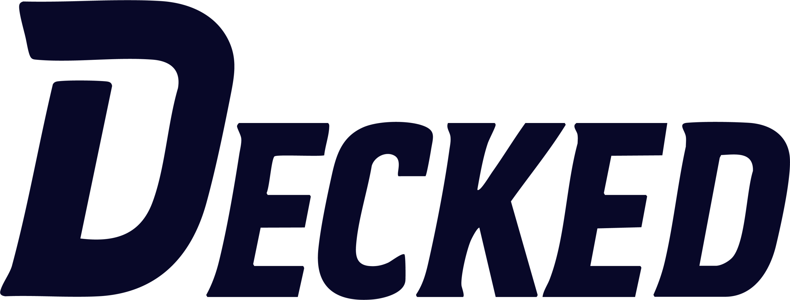 decked logo blue